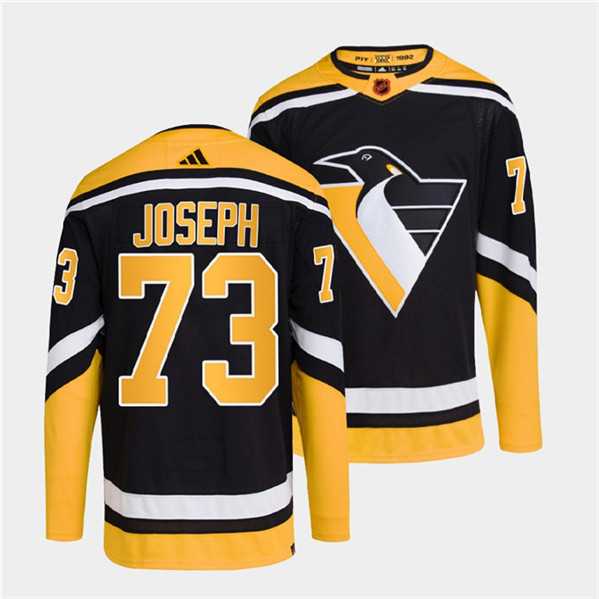 Men's Pittsburgh Penguins #73 Pierre-Olivier Joseph Black 2022 Reverse Retro Stitched Jersey Dzhi,We sell and wholesale Men's Pittsburgh Penguins #73 Pierre-Olivier Joseph Black 2022 Reverse Retro Stitched Jersey Dzhi on line form chian!